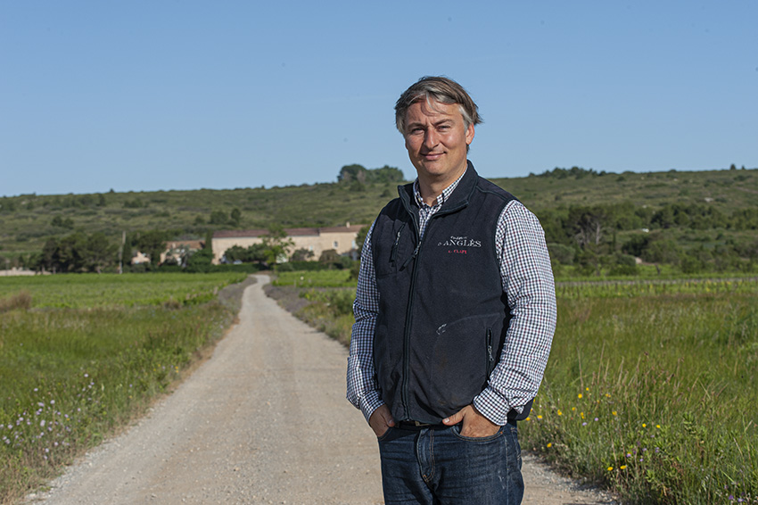France, Languedoc, La Clape. Vianney Fabre, Château d'Anglès