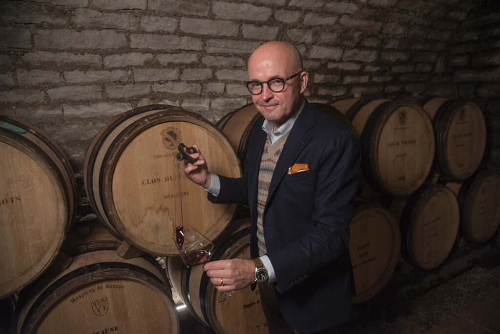 France, Bourgogne, Côte de Nuits, L'Étang-Vergy. Delaunay Vins & Domaines, Laurent Delaunay