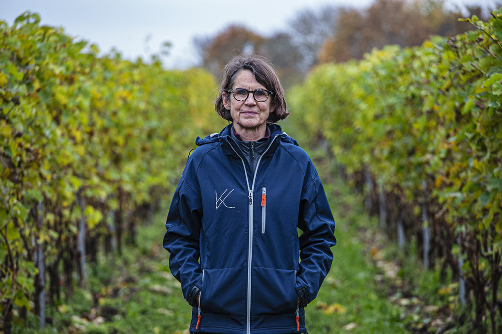 Swedish winemaker Helena Lindberg at Kullaberg Vineyard